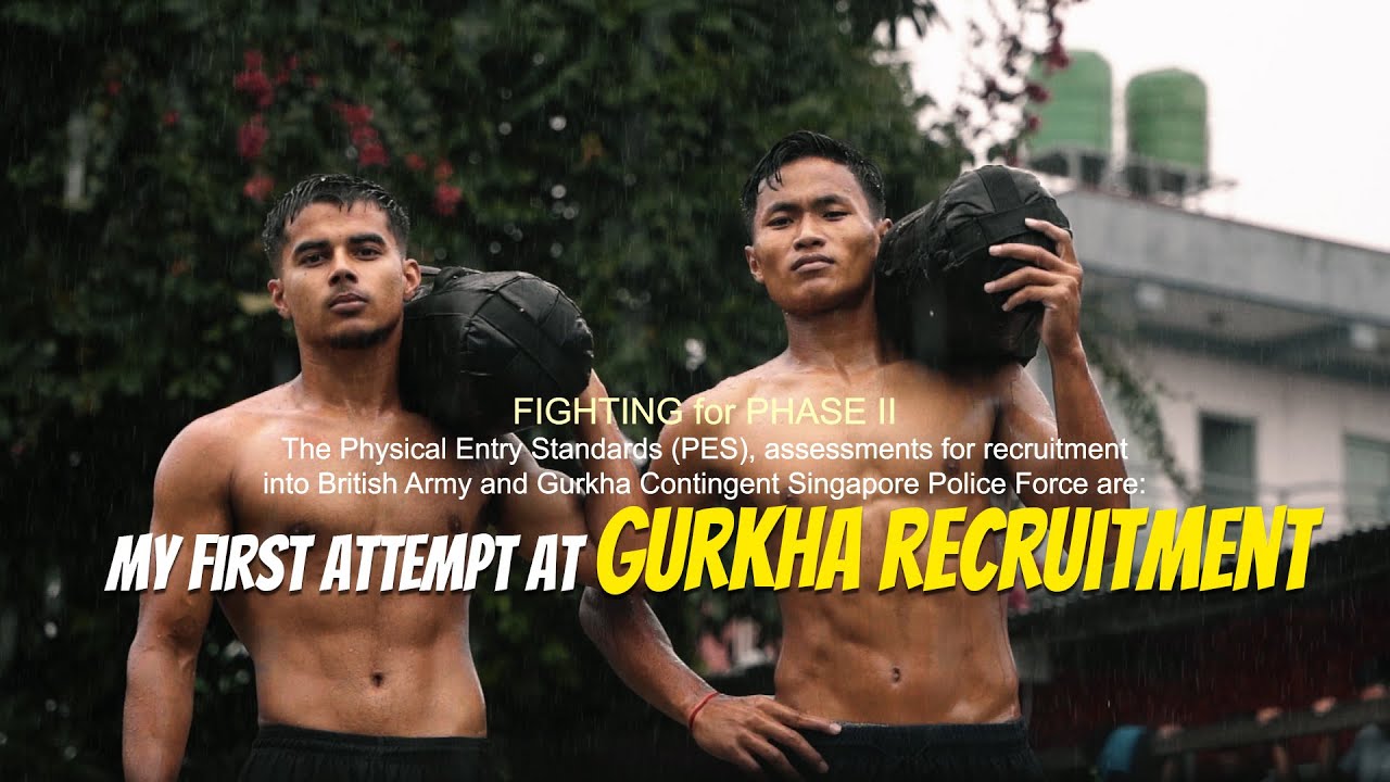 Even the RAIN does not stop them | GURKHA RECRUITMENT🔥