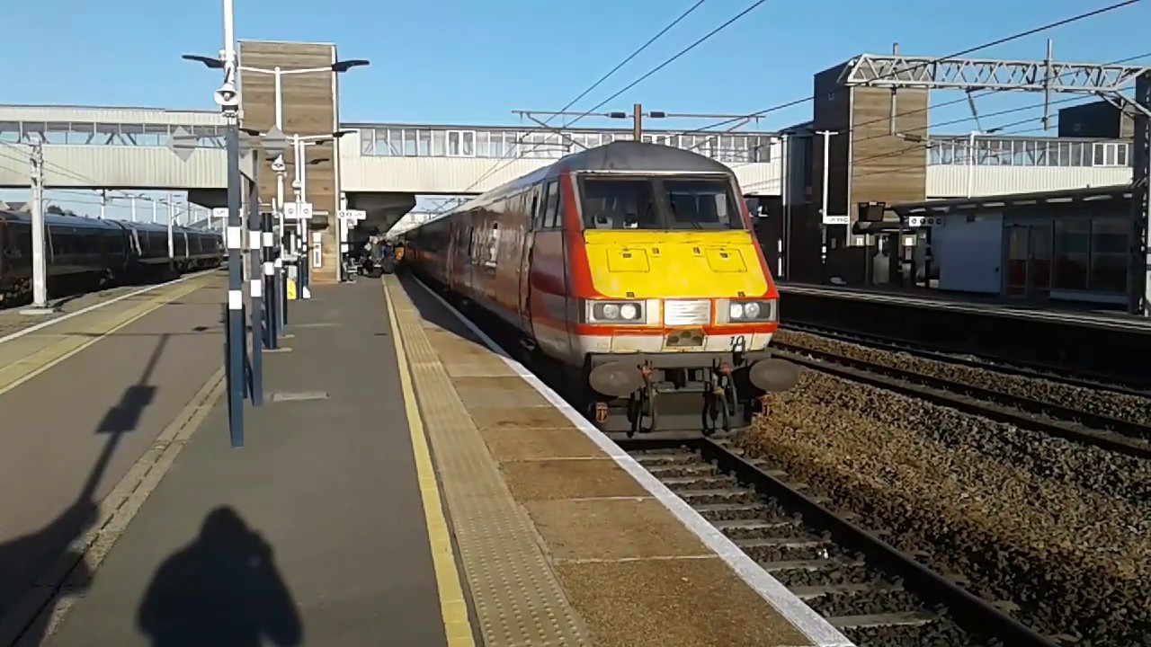 Поезда в: Питерборо, ECML, 28.01.19, часть 1/3