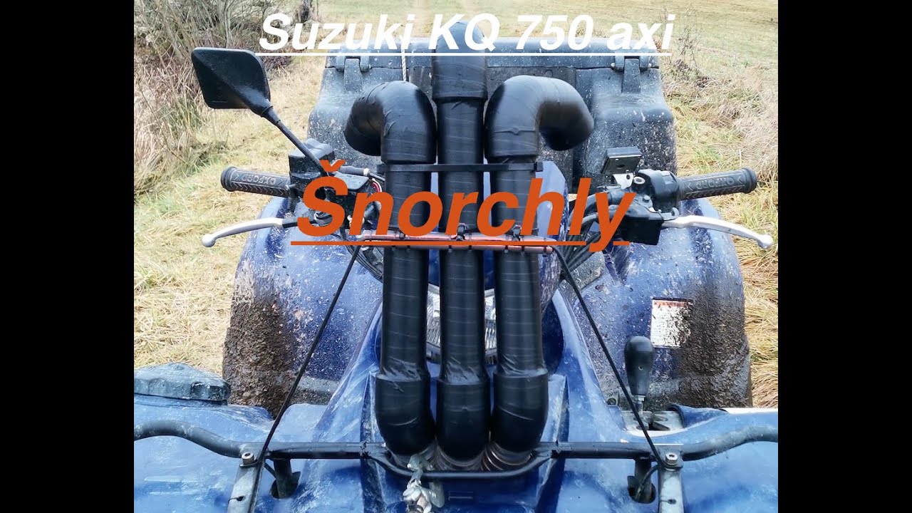 SNORKELSuzuki King Quad 750 YouTube