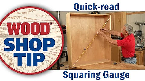 Quick-read Squaring Gauge - WOOD magazine