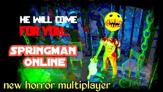 Springman Online Horror Bunker Full Gameplay | New horror multiplayer game screenshot 5