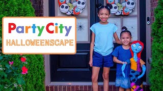 Can you decorate your door at Party City for under $50?  Come watch and find out!