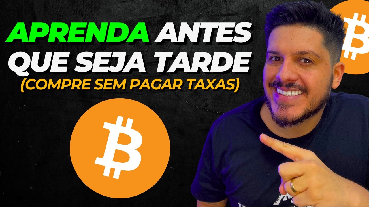COMO COMPRAR BITCOIN (SEM TAXA - TUTORIAL) VEJA ANTES DE SER TARDE