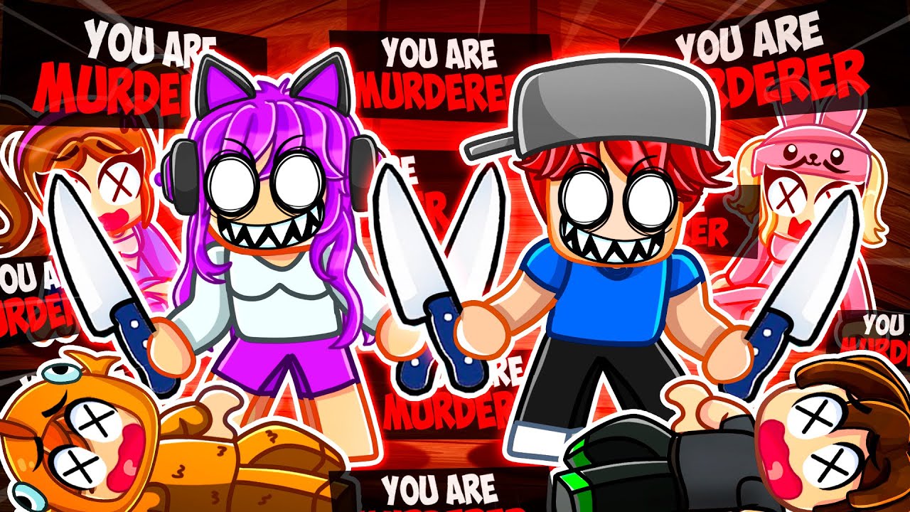 Becoming a PSYCHO COUPLE in Roblox Murder Mystery…