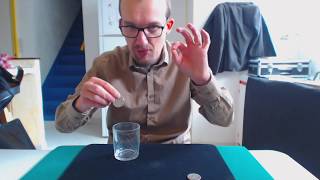 Johnny Thompson's Coins Through Table