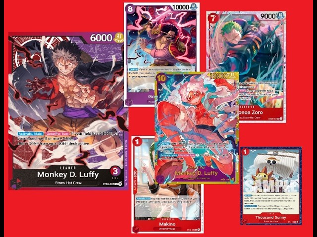 紫虎⁠✧　ルフィ One Piece TCG - More Testing Red Purple Luffy in OP17! - Deck List