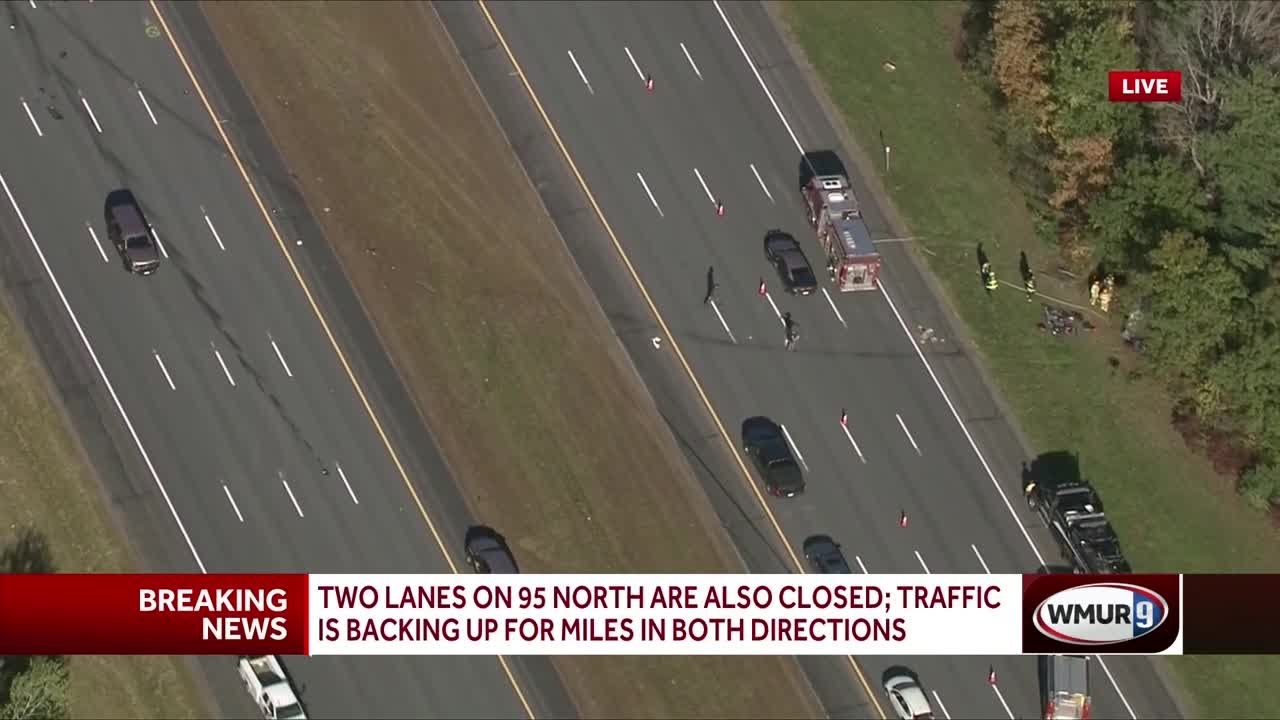 Traffic backups for miles on I-95 after fatal crash - YouTube