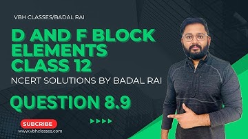 Q8.9 Explain why Cu+ ion not stable in aqueous Solution || d & f block ncert  | class 12 ncert | jee