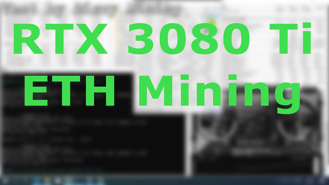 RTX 3080 Ti Mining ETH - No No No