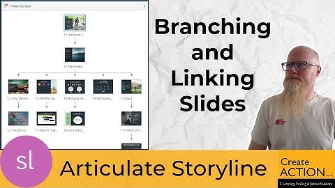 Branching and Linking Slides in Articulate Storyline
