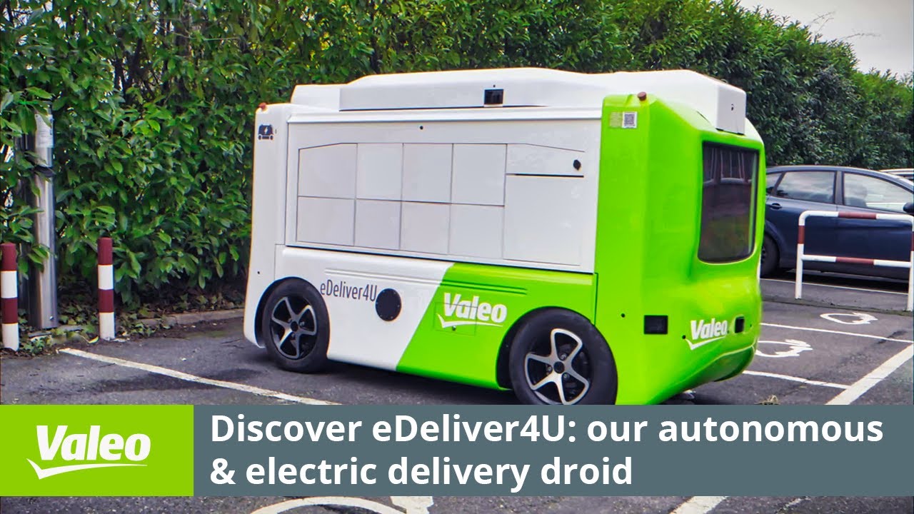 Meet Valeo eDeliver4U, our autonomous and electric delivery demo droid