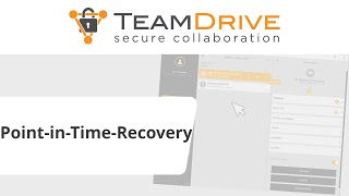 TeamDrive - Point-In-Time-Recovery Snapshots  [Tutorial - English]