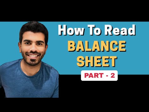BALANCE SHEET: How To READ Balance Sheet? Cash Flow Analysis. Part 2 ...