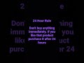 24 Hour Rule | #shorts