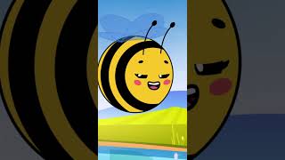 Una Abejita, Muy Amarillita, Mueve Sus Alitas Y Para Descansar Bebe El Agua Del Arroyo.