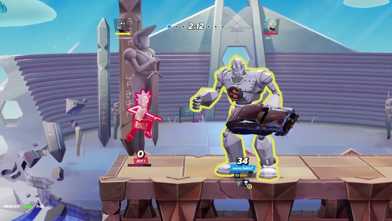 MultiVersus Iron Giant PS4 Gameplay