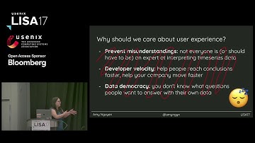 LISA17 - UX Design and Education for Effective Monitoring Tools