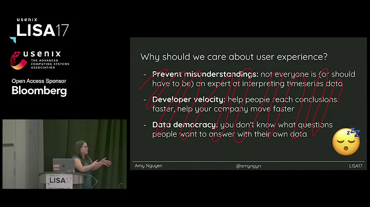 LISA17 - UX Design and Education for Effective Monitoring Tools