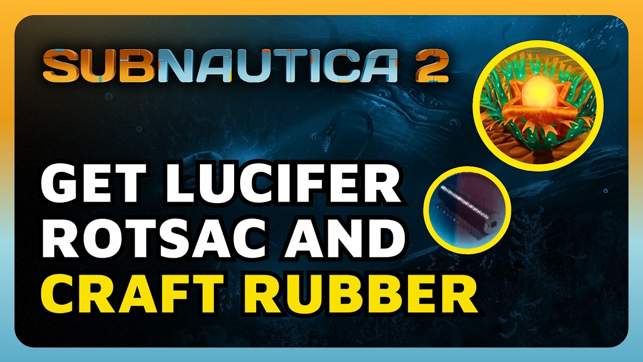 How To Get Lucifer Rotsac & Craft Rubber in Subnautica 2 - Quick Guide