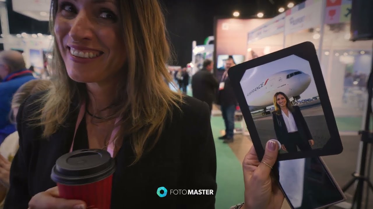 Retro Mirror Booth at Events: Air France AI Modify Activation