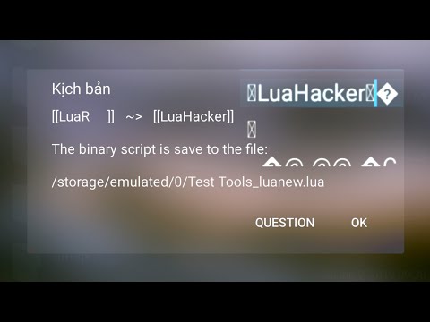 How To Convert LuaR To Lua(X+) By Script (Make Binary Lua)