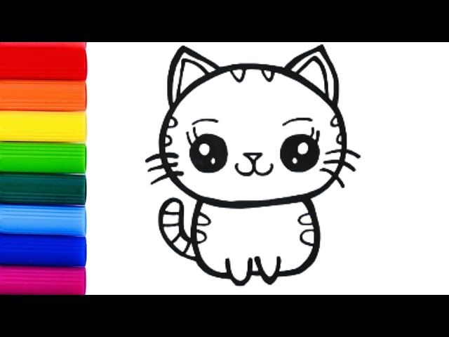 Desenho de Gato doméstico pintado e colorido por Luh22 o dia 25 de