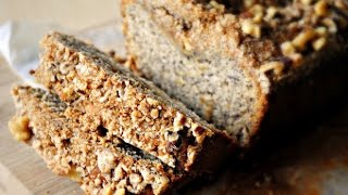 Banana Bread with Streusel Topping