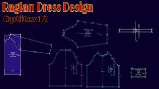 Optitex Raglan Sleeve Tutorial | Raglan Dress Design  | CAD Pattern Bangla | Bangla Tutorial 2020