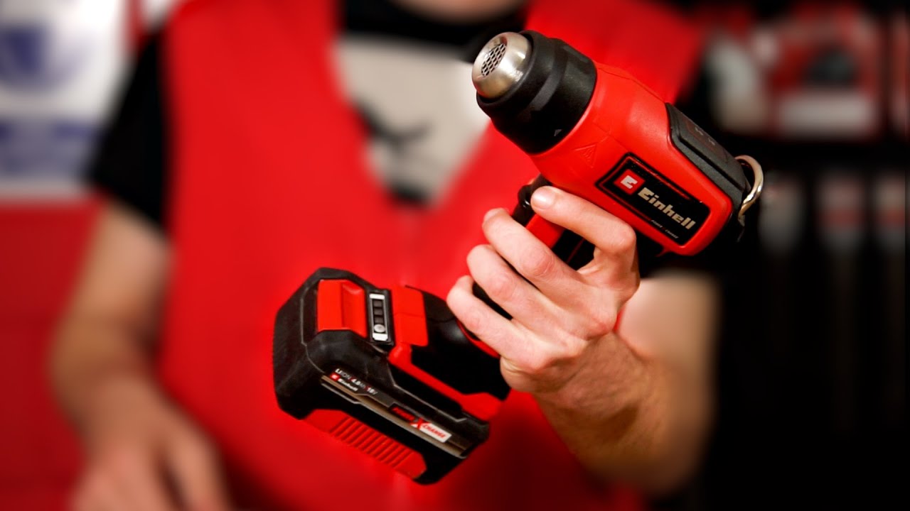 EINHELL TE-HA Li || ¡PROBAMOS la PISTOLA de CALOR de EINHELL! - YouTube