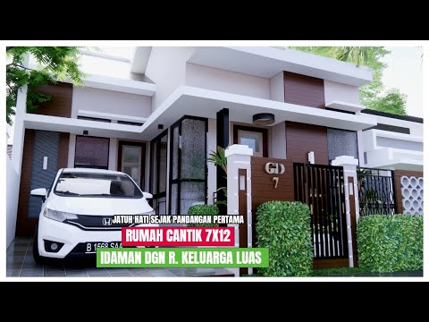 Rumah Asri  7x12 ini bikin kamu dan keluarga betah di rumah - Dijamin jatuh Cinta deh sm rumah ini!