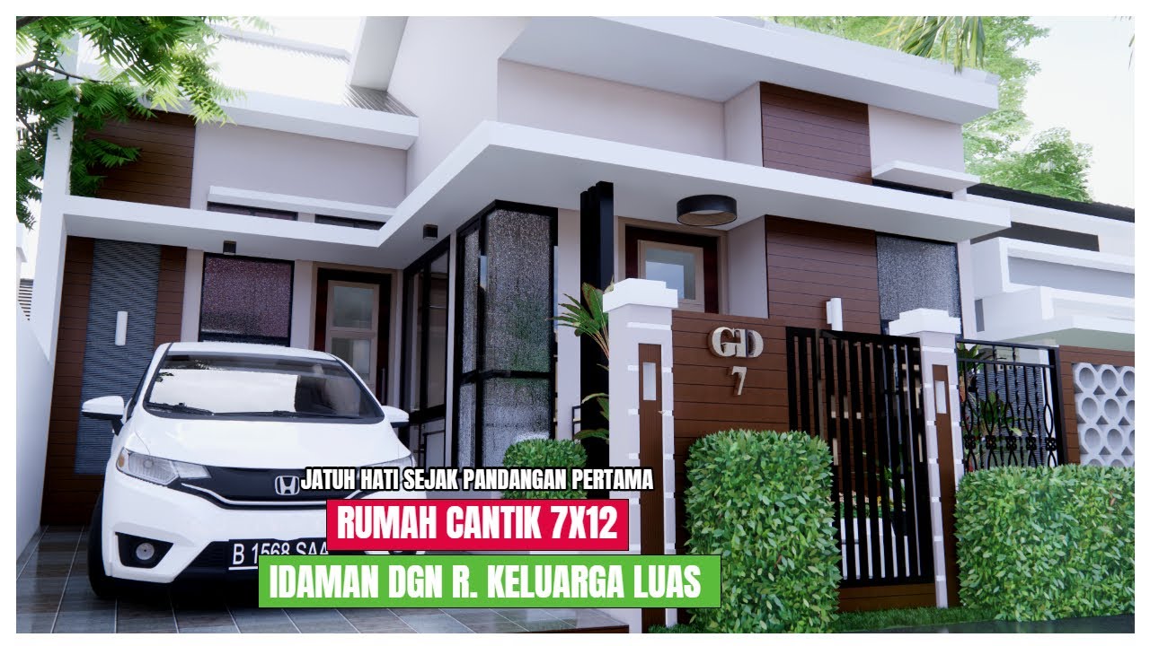 Rumah Asri  7x12 ini bikin kamu dan keluarga betah di rumah - Dijamin jatuh Cinta deh sm rumah ini!