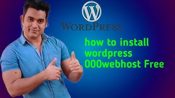 free wordpress hosting || how to install wordpress 000webhost for free hosting 2021