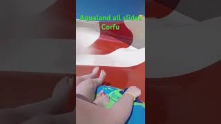 All the slides Aqualand corfu #corfuisland #corfu #corfugreece #aqualand #waterpark #waterprkcorfu