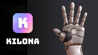 Rigging Timelapse on Kilona for iPad: Robot Hand