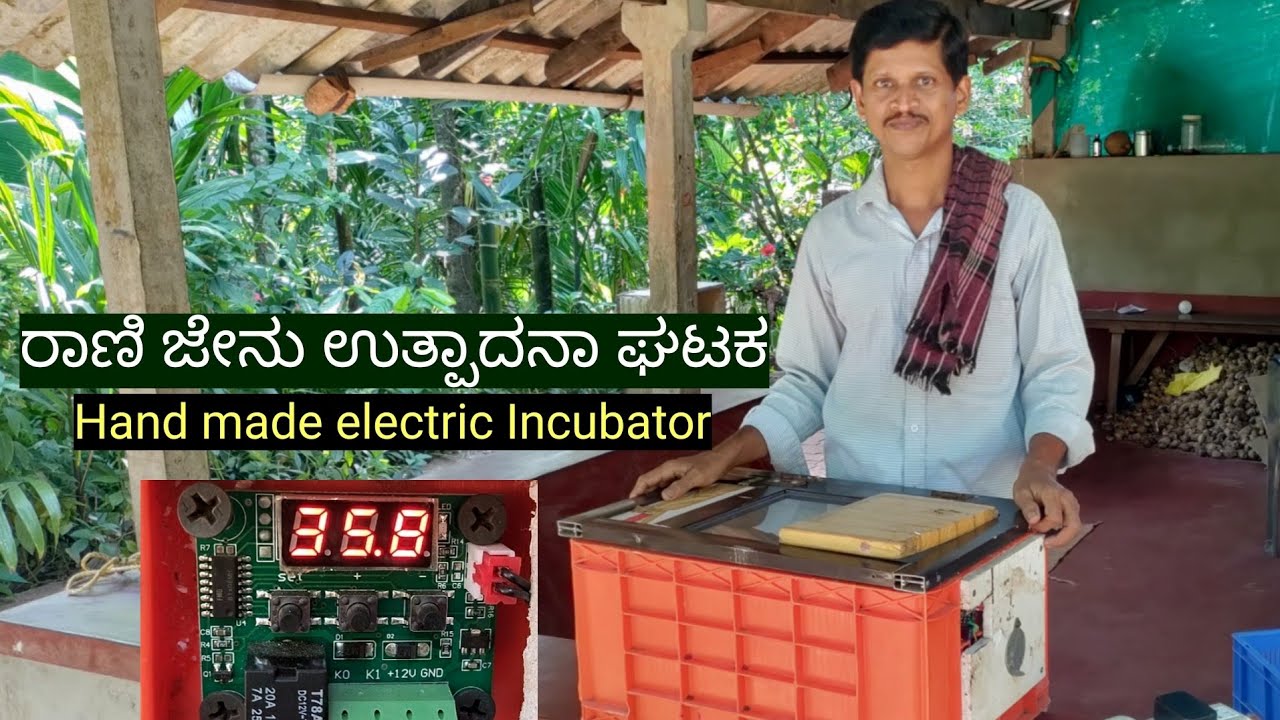 ರಾಣಿ ಜೇನು ಉತ್ಪಾದನಾ ಘಟಕ : Hand made electric  incubator #honey #kannada #agriculture 