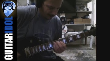 Guitar idol 2016 | C Minor Blues Improvisation