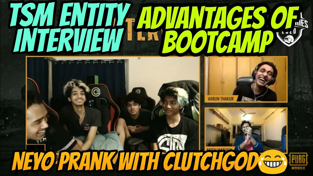 Tsm entity interview | Neyo tells the advantages of bootcamp | Neyo pranks with Clutchgod😂