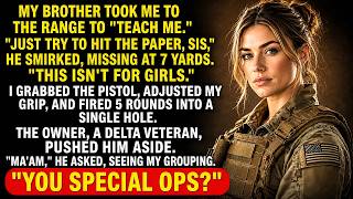 My Brother Mocked Me at the Shooting Range—Then the Owner Said, “Welcome Home, Captain.”