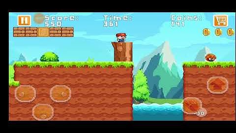 Mano Jungle Adventure: Classic Arcade Game - level 1-4 platformer