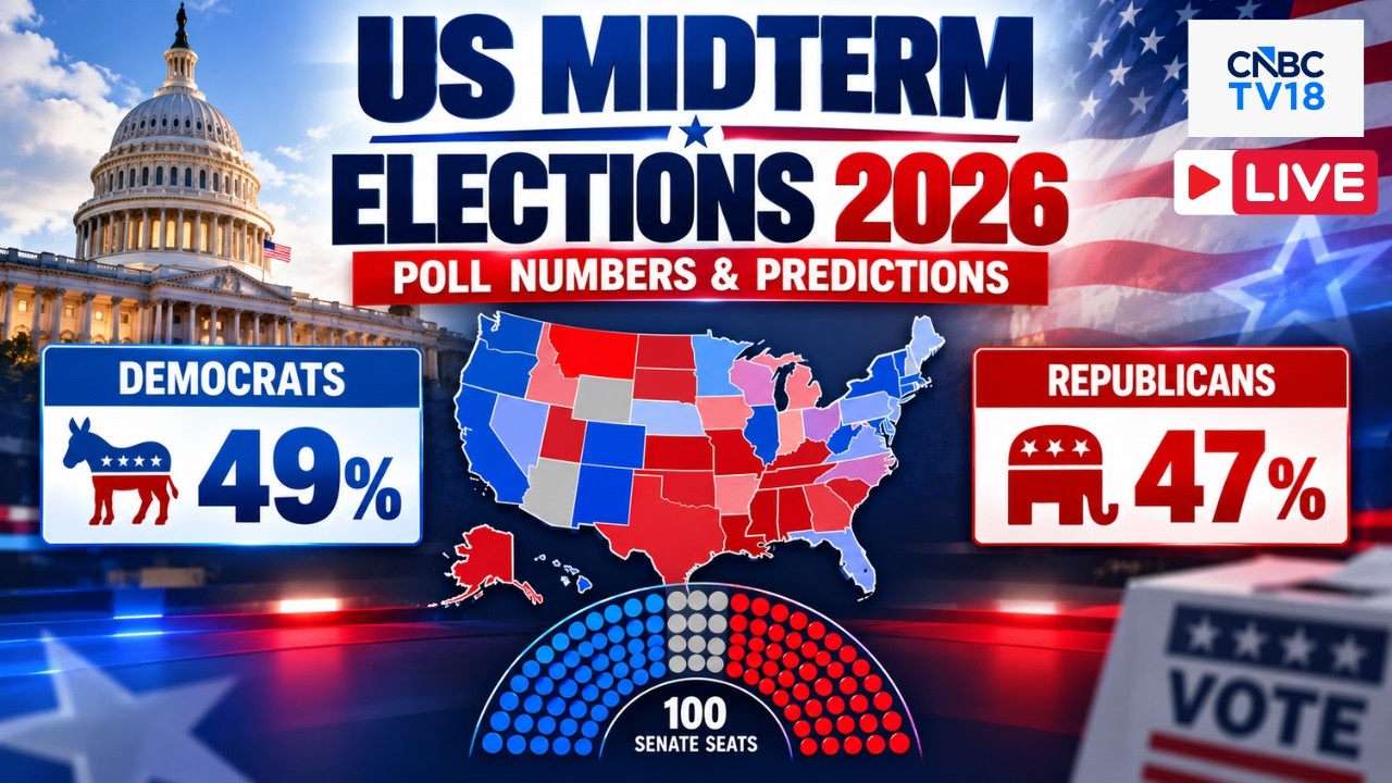 ????US Midterm Elections 2026 LIVE: Senate & House Poll Predictions | Democrats vs GOP | Trump |