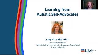 Neurodiversity Informational Series: Learning from Autistic Self Advocates