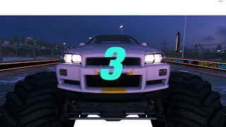 Dominion Frozen 8 Black Rift Nissan Skyline Gt-R R34 2002 Monster Truck Edition 128 Pti