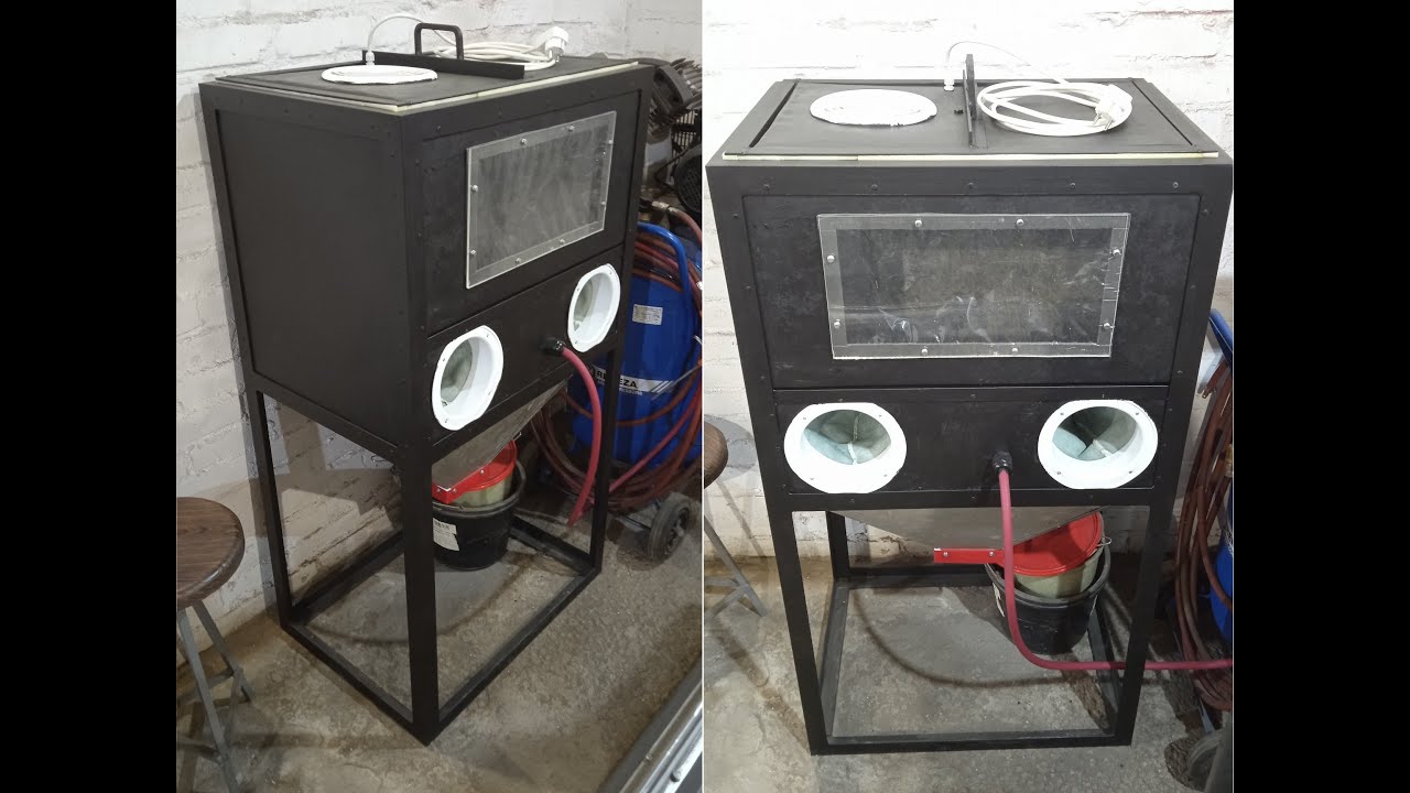 Пескоструйная камера своими руками - YouTube