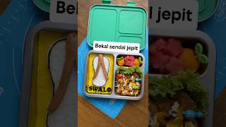 Beka sendal Jepit #idebekal #bekalanaksehat #lunchbox #bekalanak #sendal #sendaljepit #food #bento