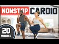 20 Minute Full Body Nonstop Cardio Workout [All Standing/ No Equipment]