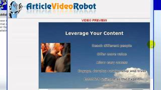 Article Marketing Meets Video Marketing: Turn Articles into Videos Part 2