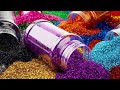 Homemade glitter/No glass/No sand/No gift wrapper/No salt/Easy crafts