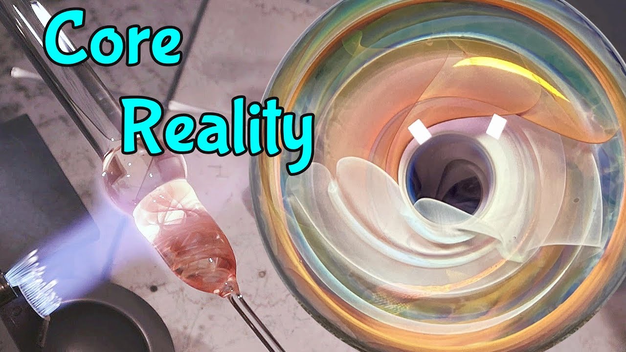 Hand Blown Vortex Marble with Bill Grout / Core Reality / Episode 103 Watch Glass Melt into Art!