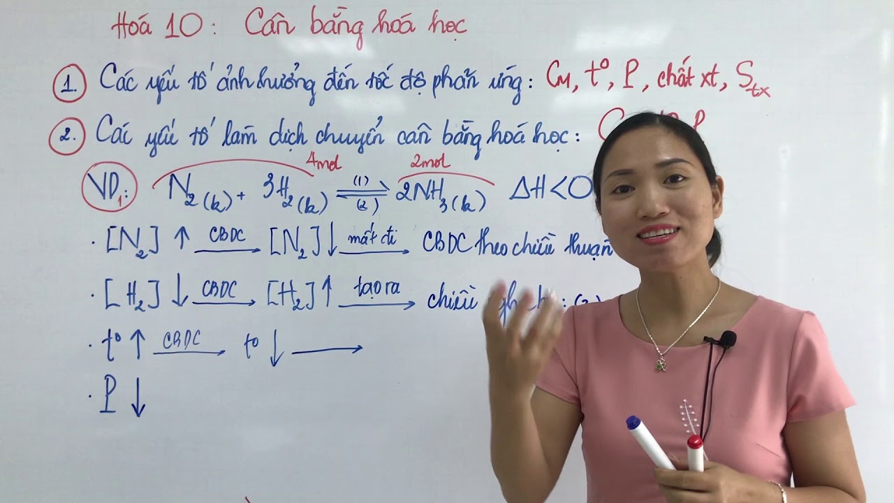 Dịch Chuyển Cân Bằng Hóa Học Và Tốc Độ Phản Ứng | Hóa 10