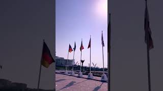 Qatar Corniche Street National Flags #worldcup #qatar #travel #vacation #trending #tour #guide